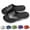 Black, variant on Men Solid Shower Home Non Breathable Soft Sole Slipper (Purple 47)