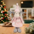 thumbnail image 4 of Christmas Doll Desktop Table Decor Cartoon Figures Toys, Christmas Plush Dolls Handmade Desktop Table Decor for Home Office Ornament Party Supplies Elk, 4 of 8