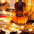 thumbnail image 6 of 1pc 1.5M 10LED White Wooden Heart LED Decorative String Lights Battery Box Power Supply Love Decorative String Lights For Valentine's Day Mother's Day Wedding Proposal Atmosphere Decoration, 6 of 7