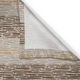 thumbnail image 3 of Ambesonne Geometric Kitchen Curtains, Minimalist Stripe Pattern, 55"x39", Dark Mustard Umber, 3 of 3
