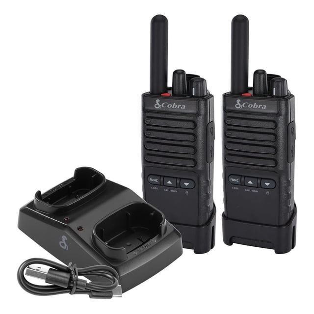 Walkie Talkies Cobra PX650 profesional/empresarial, paquete de 2