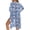 Blue Peony Flower, variant on Beach Starfish Seashell Print Beach Cover Ups for Women Kimono Swimsuit Cover up Open Front Cardigan Bikini Coverups Summer Swimwear Coverup Casual Loose Resort Wear