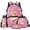 Ballerina Capybara Pink Glitter, variant on Yspwyqan Cartoon Ladybug Boys Backpack Lunchbox Set, 4Pcs with Lunch Box and Water Bottle Bag, Adjustable Straps Large Capacity Bookbag for Middle High School Hiking