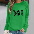 thumbnail image 3 of DDAPJ pyju Dog Mama Sweatshirt for Women ,Long Sleeve Pet Lover Crewneck Tunic Tops Cute Paw Graphic Pullover Sweatshirts Teen Girls Birthday Gifts, 3 of 3