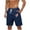 Dark Blue, variant on LpwkSSA Mens Nautical Stripe Swim Trunks Quick Dry Fabric Design Moisture Wicking Relaxed Silhouette for Water Sports Blue XXXXL