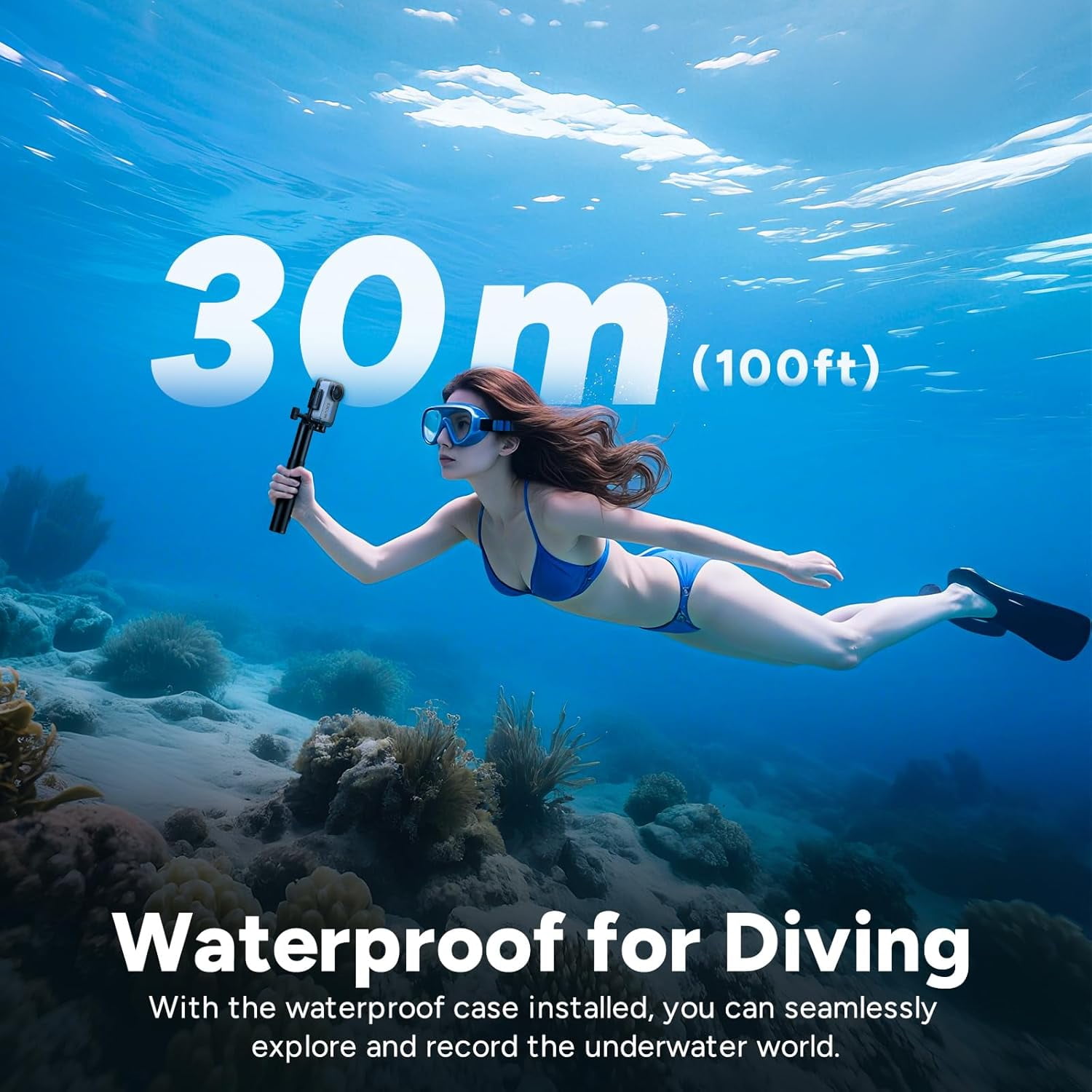SJCAM C110+ 4K Action Camera with 6-Axis EIS, 170° Wide Angle, Magnetic Mount, Waterproof 30M, Body Camera for Vlogging, Helmet/Chest Mount Kit, Built-in Mic & WiFi, 20MP Photos (Professional)