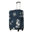 thumbnail image 2 of Bingfone Vintage Marine Luggage Cover Washable Suitcase Cover Protector Anti-Scratch Suitcase Cover Fits 18-32 Inch Luggage, 2 of 9