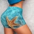 thumbnail image 6 of Seamless Workout Shorts Women - Starfish And Seashell On The Beach 1 Biker Gym Running Yoga Spandex Shorts for Women, 6 of 7