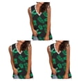 thumbnail image 3 of Qarigey Chaleco de mujer con cuello en V sin mangas estampado Sexy Tanktop vacaciones citas básico verano Top Oficina elegante ropa tipo 3 M Type1 NO1 Qarigey CBP384623, 3 of 6