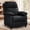 Black, variant on Korser Manual Push Back Recliner Chair with Side Pockets,Recliner Chairs for Adults for Living Room,Small Recliners for Small Spaces,Linen,Dark Grey
