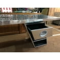 thumbnail image 4 of Nauticalmart Aviator Wing Desk Aluminum Table Aviator Furniture (Right, 78 Inches), 4 of 5