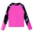 thumbnail image 1 of vastwit Kids Girls Rash Vest Long Sleeve Rash Guard Swim Shirt UPF 50+ UV Protection Quickly Dry Hot Pink 16, 1 of 4