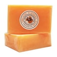 thumbnail image 1 of Jabón de cúrcuma para limpiar y mejorar las manchas amarillas oscuras. Jabón facial reafirmante y limpiador. 125 g., 1 of 4