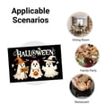 thumbnail image 5 of JOOCAR Halloween Ghosts with Witch Hat and Devil Horns Boo Sign Linen Table Mats Set of 4 for Home Kitchen Table Decor 12x18 inch, 5 of 5