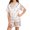G-White, variant on ROHUUQUE Girls' Solid Color Satin Lounge Set Short Sleeve Button-Down Sleep Top and Shorts Soft Nightwear for Teens 5-16 Years Hot Pink