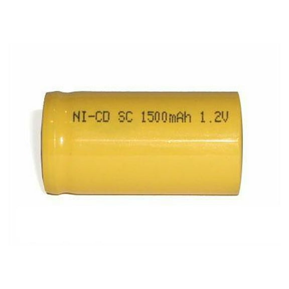 100-pack Sub C NiCd Batteries (1500 mAh)