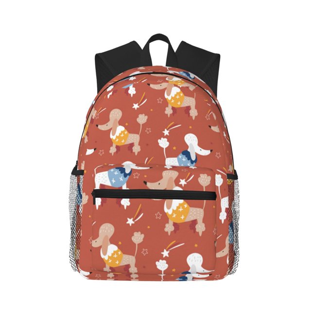 Easygdp Cute Poodle Dog Mochila Casual para Portátil, Mochila para Escuela, Viajes, Negocios