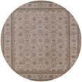 thumbnail image 1 of Ahgly Company Indoor Round Mid-Century Modern Dark Almond Brown Oriental Area Rugs, 3' Round, 1 of 6