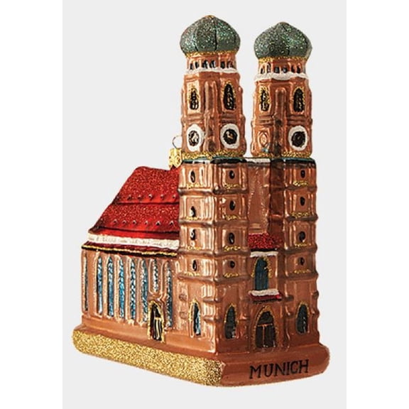 Munich Frauenkirche Cathedral Church Polish Glass Christmas Ornament Germany