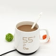 thumbnail image 2 of Electric USB Powered Heating Warmer Heater Cup Pad Black Hot Plate Coffee Tea Milk Mug Plug Household Desktop Accessories, 2 of 5