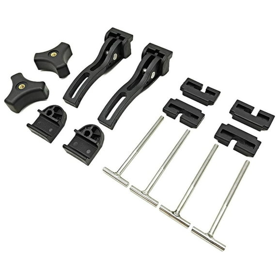 imUfer Universal Hard Quad-fold or Hard Tri-fold Truck Bed Cover Body Top Cover T-Bolt Front Fixture Rear Fixture Parts Kit