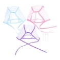 thumbnail image 5 of 3 Sets Highlighting Cap and Hooks Professional Hair Dyeing Tools Kit For Salon And Home Use Reusable Hair Coloring Cap With Crochet Hooks, 5 of 5