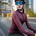 thumbnail image 2 of CHEJI Nuevas camisetas de ciclismo Ropa de verano para mujer Primavera y verano Bicicleta de carretera Deporte Camiseta de manga larga Temperamento Todo fósforo, 2 of 5