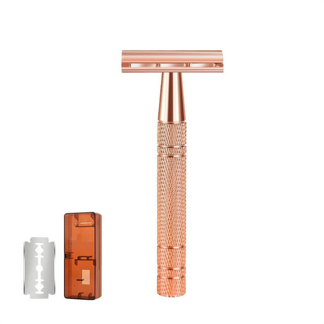 Reusable Metal Shaver - Double - Edge, for Men and Women - Quality Construction, Great Gift