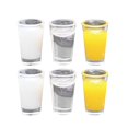 thumbnail image 3 of Minitaza de agua modelo Decor, 3 pares de accesorios simulados para tazas, 3 of 3