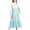 Light Blue, variant on Posijego Girls Maxi Dress Fall Long Sleeve Crew Neck Tiered Dress Flowy Casual Spring Dresses with Pockets