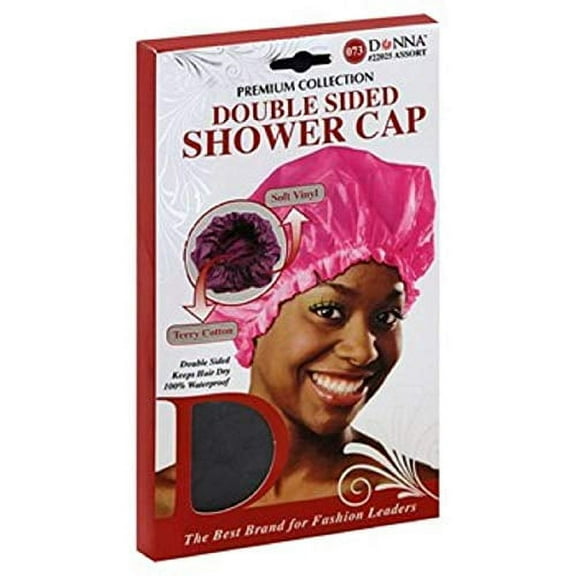 Donna Double Sided Shower Cap, 1 Ea