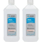 HXSP 70% Rubbing Alcohol, 32 Fl oz (Pack of 2)