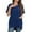 Navy, variant on cfhntfmh Plus Size T Shirt for Women Oversized Solid Color Short Sleeve Top with Pockets Loose Fit Curved Hem Casual Basic Top