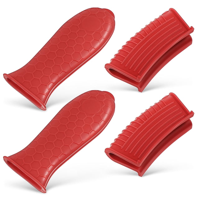 WHAMVOX 1Jgo Mango Protector De Silicona Para Ollas Con Colgador Para