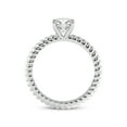 thumbnail image 4 of 1 Carat IGI Certified Princess Shape Lab Grown Diamond Engagement Ring | 14K White Gold |Sansa Solitaire Diamond Ring | FG-VS1-VS2 Quality Friendly Diamonds, 4 of 4