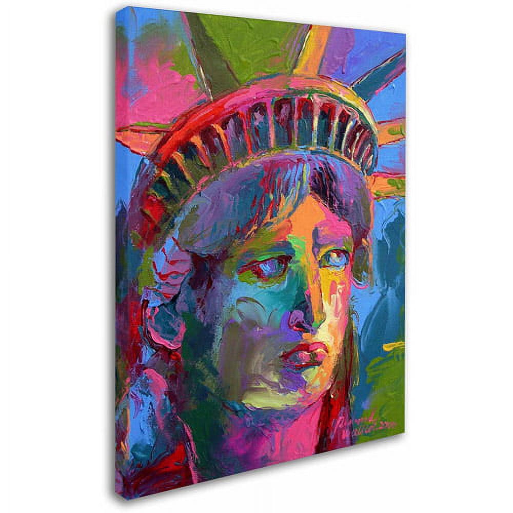 Trademark Fine Art "Lady Liberty 2" Canvas Art by Richard Wallich