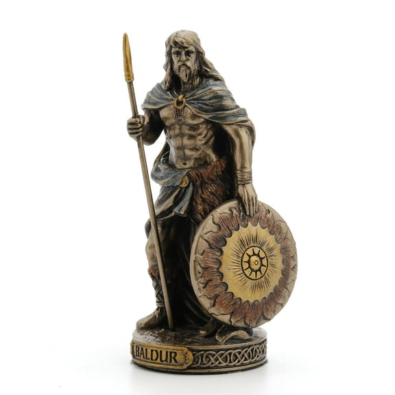 Veronese Design Norse Gods Miniature Figurine (Baldur, Bronze)