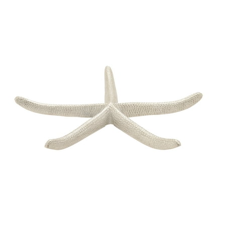Alum Nickel Star Fish 15"w, 1"h