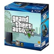 Playstation 3 PS3 500gb Console Grand Theft Auto V Bundle - (Used)