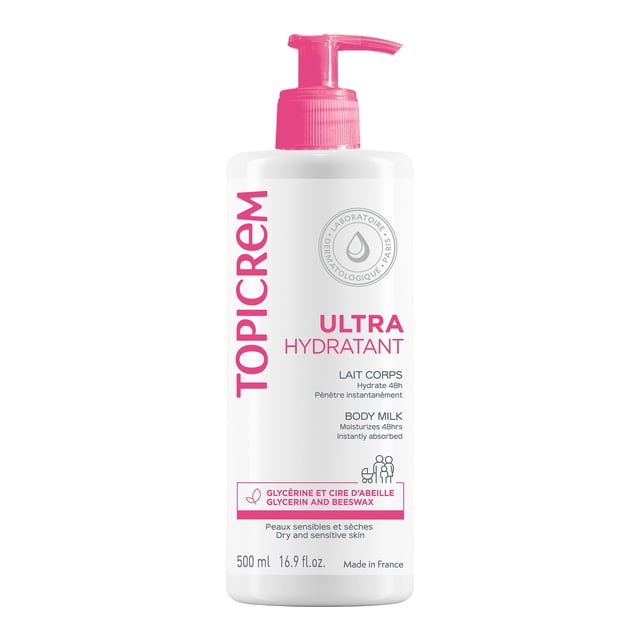 Leche corporal Topicrem ultrahidratante 500 ml para piel sensible