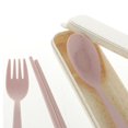 thumbnail image 3 of Travel Cultery Set Dinnerware Pink, 3 of 8