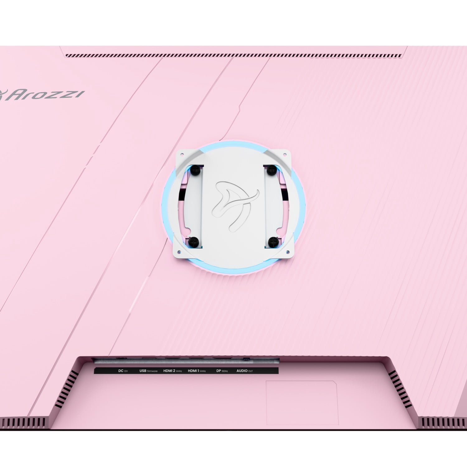 Arozzi Nova 32" QHD 2K Gaming Monitor – IPS, 180Hz, 1ms, HDR10, Adaptive Sync – Pink