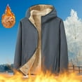 thumbnail image 2 of BLVB Fleece Jackets For Women and Men Winter Warm Fuzzy Plush Thick Soft Hooded Coats Outerwear with Pockets, 2 of 7