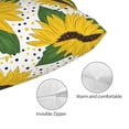 thumbnail image 3 of Fotbe Sunflowers Funda de Almohada Decorativa Estilo Occidental, Lujo en Algodón, Fundas para Almohadas King, Cojín Estampado para Decoración del Hogar-14"x20", 3 of 6