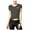 Black - blkmarshmelow, variant on Rebellious One Womens Patch Basic T-Shirt, Black, Juniors, Small