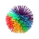 thumbnail image 1 of Bola de goma divertida con puntas de los dedos del arco iris antiestrés (10 cm), 1 of 4