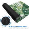thumbnail image 5 of Green Palm Large Leaves Mouse Mat, Rectangle Large Non-Slip Rubber Gaming Mouse Pad with Stitched Edges, Office Mouse Pad for Women Men Kids, 31.5x11.8in, 5 of 7