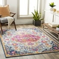 thumbnail image 2 of Floransa FSA-2312 7'10"x 10' Rug Medium Gray/Beige/Navy/Bright Pink/Burnt Orange, 2 of 4