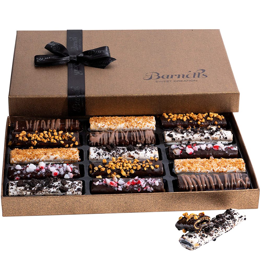 Barnett's Cookies Gourmet Chocolate Covered Hazelnut Wafers | 2020 Food