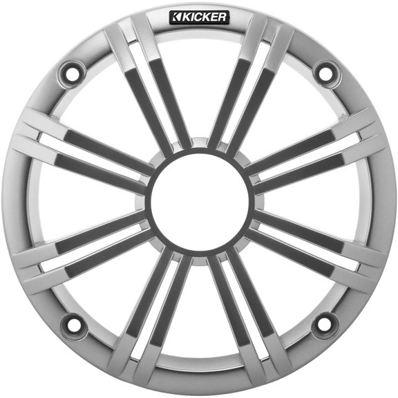 Kicker 45BKMG6S 6-1/2" Marine Speaker Grille (Silver) Compatible ONLY! with Kicker 6-1/2" KM, KMFC, KMTC and KMTDC Series Marine Speakers - Price per Single Unit, 1 Grille